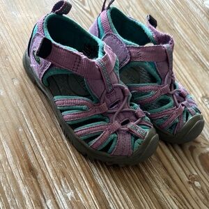 [KEEN] Kids Purple and Teal Outdoor Sandals